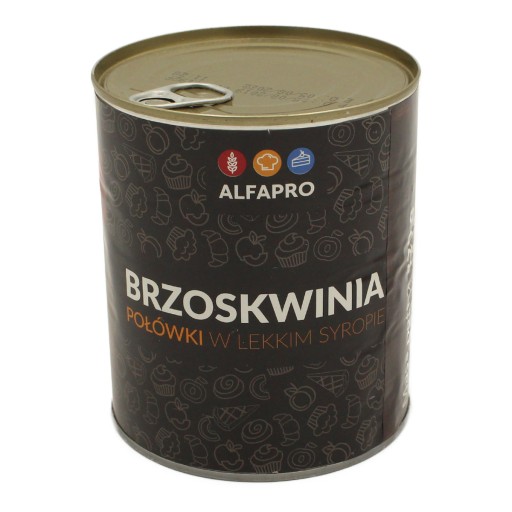 POLOVIKY BROSKYŇA v light sirupe, 820g plechovka