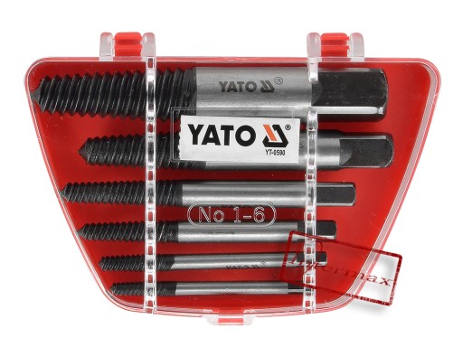 VYSÁVAČE SADA VYSÁVAČOV PRE PORUŠENÉ SKRUTKY / YATO ČEPY x 6