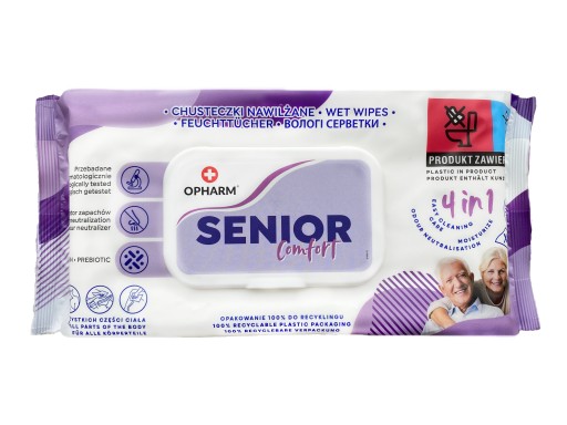 Senior Comfort utierky na starostlivosť o telo 72 ks.