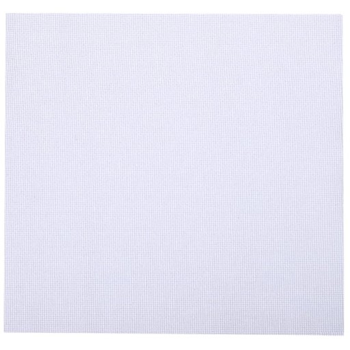 Plátno na vyšívanie krížikovým stehom biele 14ct 30x30cm