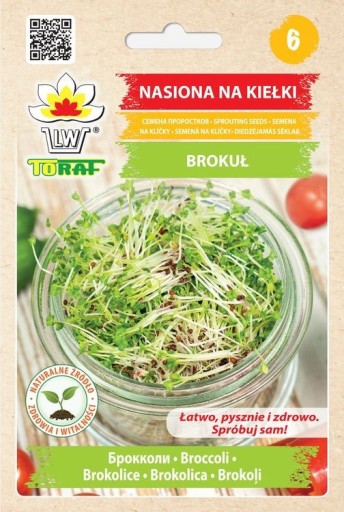 Semienka brokolice na klíčky a mikro listy, mikro listy 10g TORAF