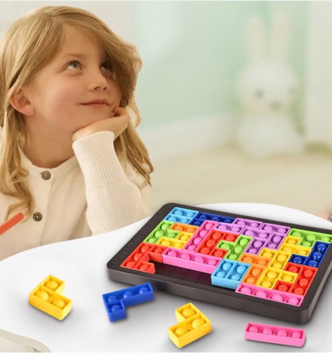 HRAČKA TETRIS POP IT BUBLINY 3V1