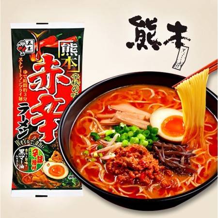 Ramen Kumamoto Aka Kara s miso, čili 103g Itsuki Japan
