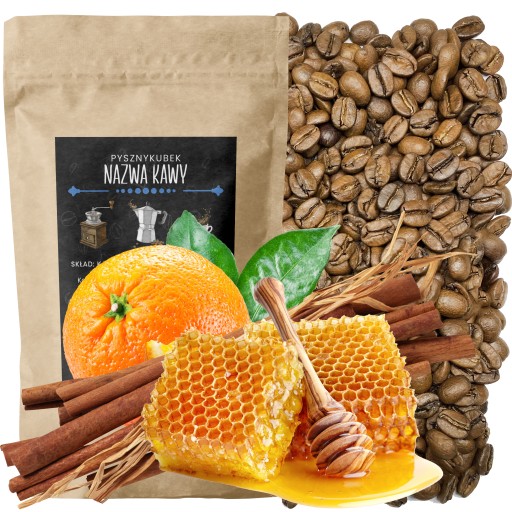 Ochutená káva MED POMARANČ ŠKORICA 100G arabica