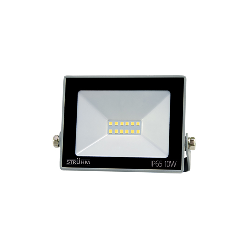 STRUHM Halogénový LED reflektor KROMA 10W IP65, studená farba