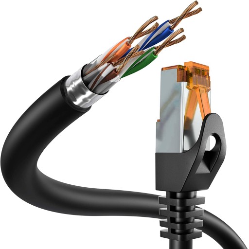 INTERNETOVÝ KÁBEL LAN ETHERNET PATCHCORD RJ45 S/FTP 10Gb CAT6a 3M