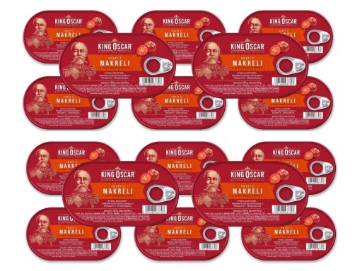 Filé z makrely King Oscar v paradajkovej omáčke 160G