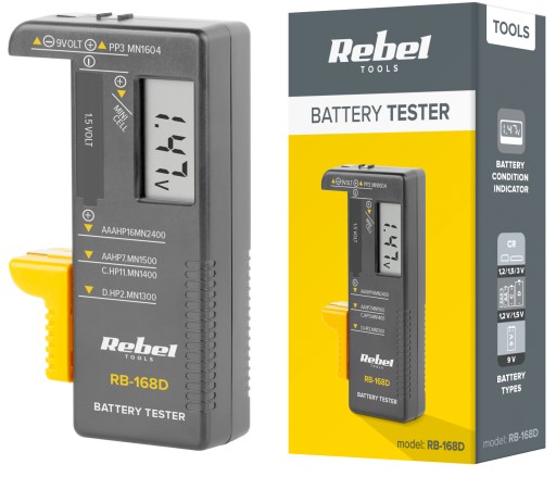 Tester Merač na kontrolu batérie Test batérií