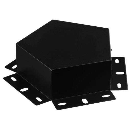 KONEKTOR PRE LINEÁRNU ZÁVISNÚ LAMPU 7 x 4 cm, PÄŤSMERNÝ SPOJOVACÍ PÄŤ LAMPIÓN