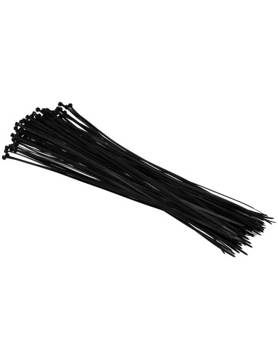 Sťahovacie pásky 4,6x500mm Čierna 100 ks