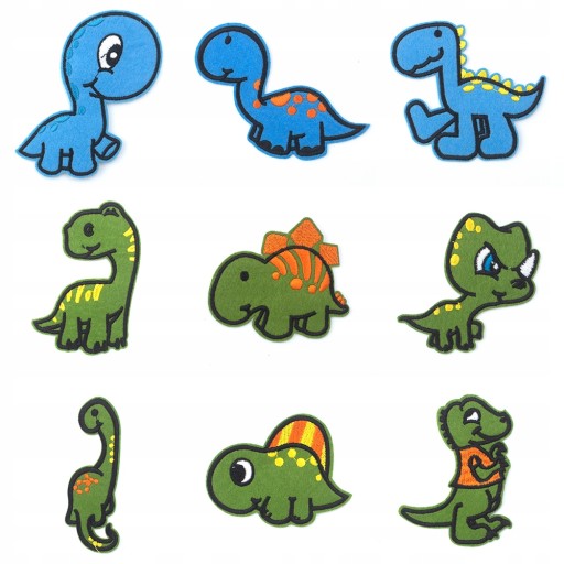 TERMO SET Nažehľovacie nášivky Dinosaury Dino