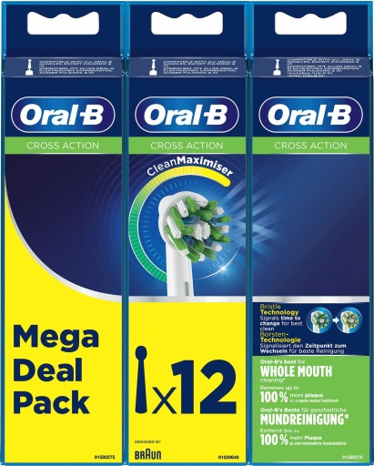 Braun ORAL B CROSS ACTION CLEAN MAXIMISER hrot 1 kus