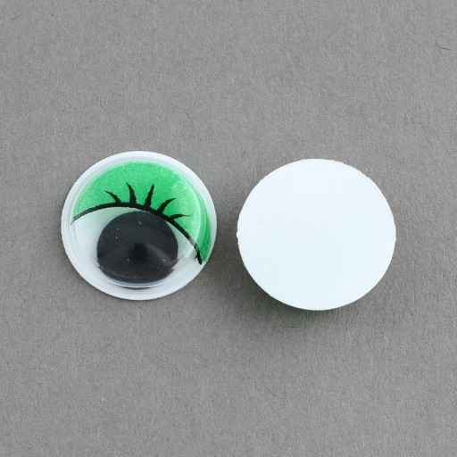 POHYBLIVÉ OČI NA DEKORÁCIU 12x3,5mm 20ks