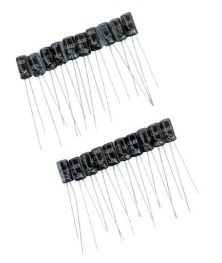2,2 µF 63 V 2,2 µF 63 V MINIATURNÝ (20 KS) ELEKTROLYTICKÝ KONDENZÁTOR