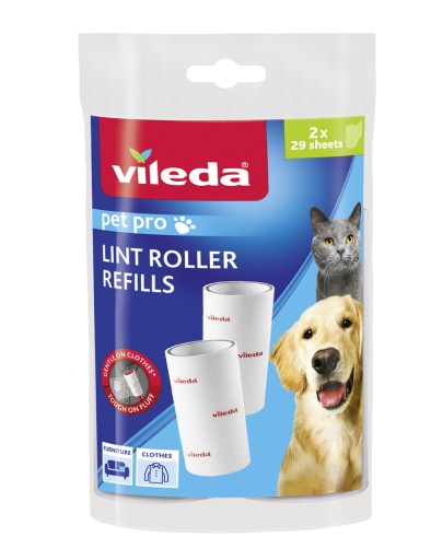 VLOŽKY NA VLÚČKOVÚ SRSŤ A SRSŤ PSOV A MAČIČIEK 2x29 LIST VILEDA PET PRO