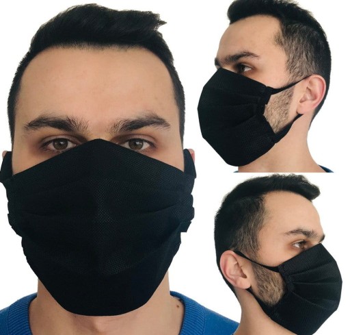 Opakovane použiteľná maska s vreckom na filter
