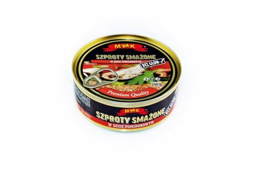 Vyprážané šproty v paradajkovej omáčke 240g MK