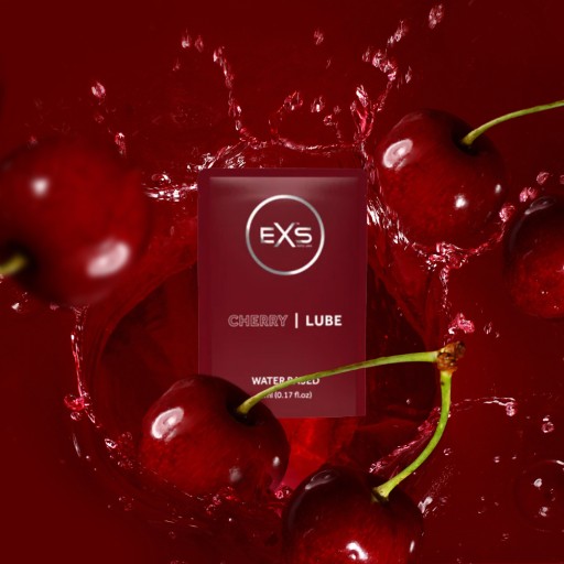 EXS LUBRICANT FAVORED intímny gél perorálny jedlý čerešňový vrecúško 5 ml