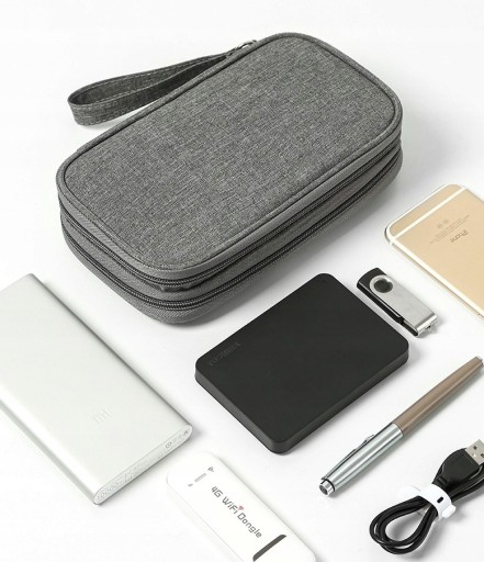 Organizér na káble nabíjačky elektroniky Kryt Taška USB cestovné puzdro