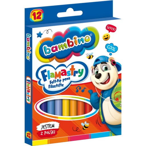 BAMBINO VÝLETY, ZNAČOVAČE, PERÁ, 12 FARIEB