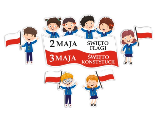 Vlastenecká výzdoba 2. a 3. mája (obojstranná)