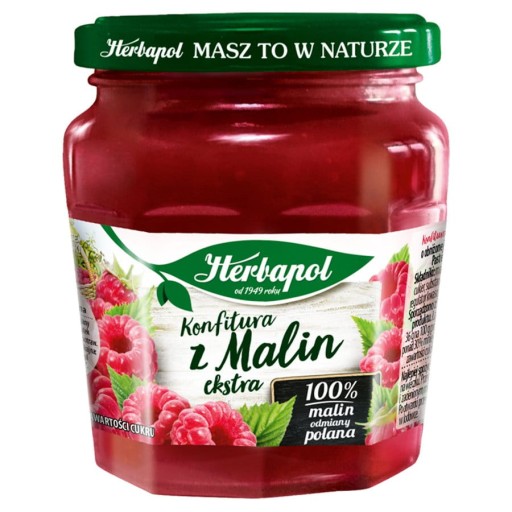 Herbapol Extra nízkosacharidový malinový džem 240 g