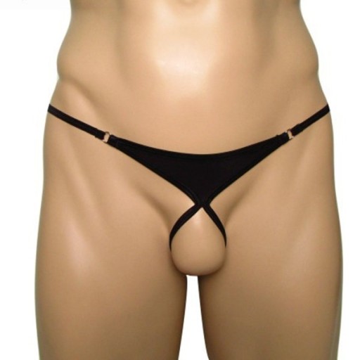 PÁNSKE SEXY Tangá s otvorom na penis