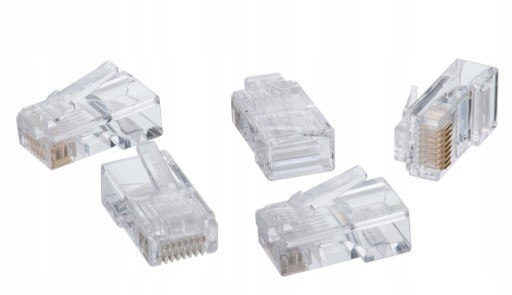 ZÁSTRČKA SIEŤ ZÁSTRČKA INTERNET CAT6 RJ45 8P8C X100