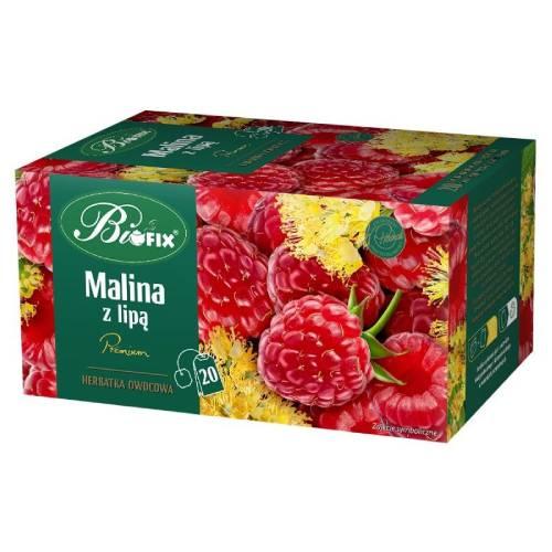 BiFix Ovocný čaj, malina a lipa, 20x2g