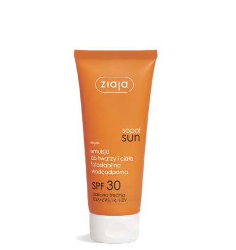 Ziaja fotostabilná emulzia na tvár a telo SPF30