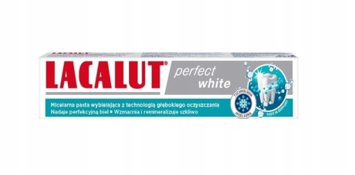 LACALUT PERFECT WHITE ZUBNÁ PASTA BIELA 75ml
