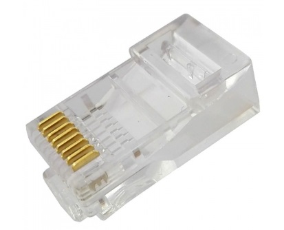 Zástrčky 8p8c RJ45 RJ-45 50ks FV(0523)