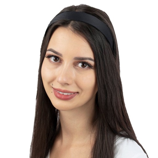 HAIRBAND, wide, RIGID, classic