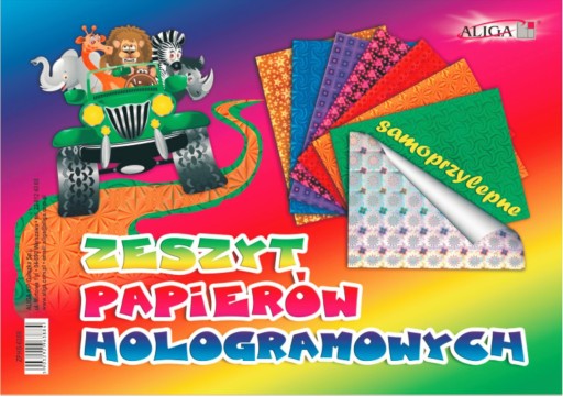 Samolepiaci holografický blok v Aliga Mały ZPHS-6388