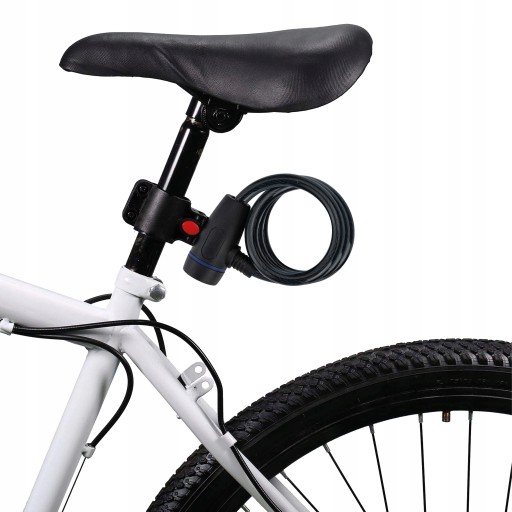 ZÁMOK NA BICYKEL ZÁMOK NA BICYKEL SILNÉ ZABEZPEČENIE KÁBLOM KĽÚČOM