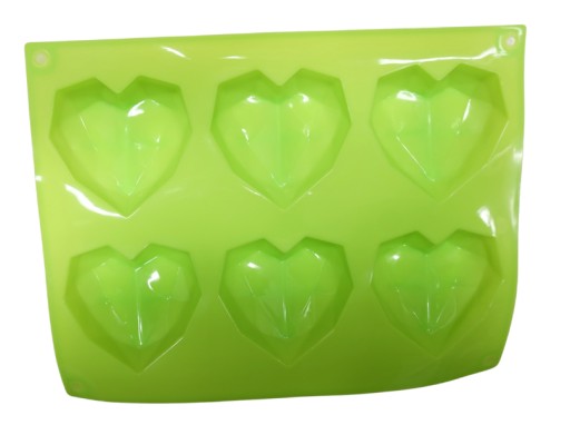SILIKÓNOVÁ FORMA 3D FORMA SRDCE NA MYDLOVÉ TORTY