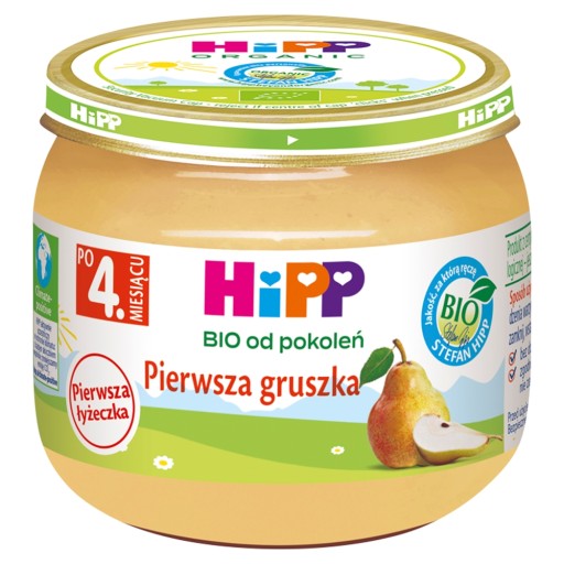 HiPP BIO Prvá hruška po 4. mesiaci 3x80g