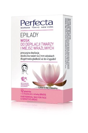 Perfecta Epilady Wax na depiláciu tváre a citlivých partií, 1 bal. (12 ks