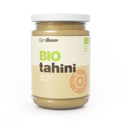 SEZAMOVÁ PASTA, PRÍRODNÉ BIO TAHINI, BEZ PRÍDAVNÝCH LÁTOK, SEZAMOVÝ KRÉM - GymBeam 300g