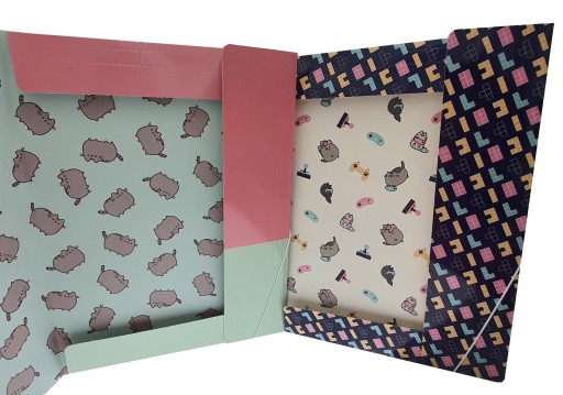 Leporelo s gumičkou A4 Cat PUSHEEN Kitten Unipap