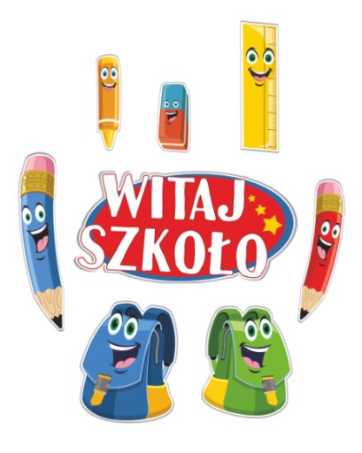 Dekorácia HELLO SCHOOL - vzor 1 (jednostranná)