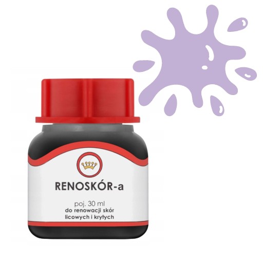 Farba na kožu Renoskin lak na hladkú kožu 30 ml Fuchsia