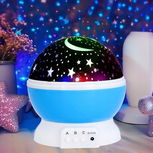 PROJEKTOR MOON SKY STAR OTOČNÝ PROJEKTOR NOČNEJ LAMPY PRE DIEŤA