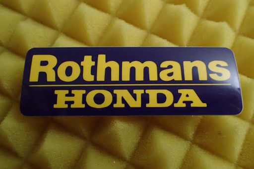 NÁLEPKA HONDA ROTHMANS NÁLEPKA 8,8 x 3 cm