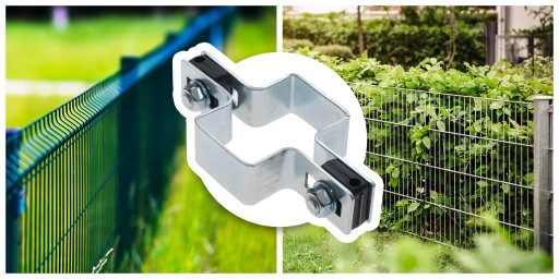 PASS-OVER GALVANIZOVANÁ stĺpiková príchytka pre plotové panely