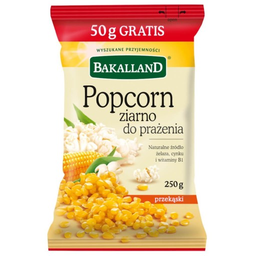 BAKALLANDSKÉ ZRNÁ KUKURIČNÉHO POPKURUNU NA PEČENIE