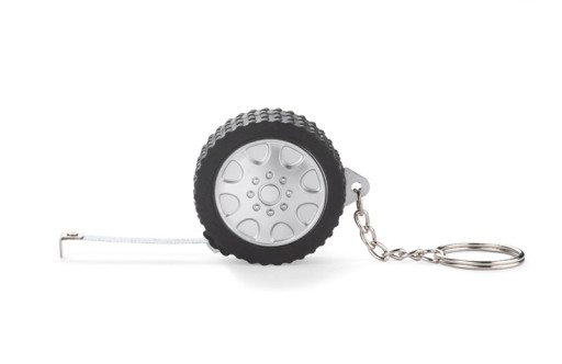 KEYRING TYRE koleso S ROZMEROU 1m meter