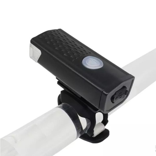 LED CYKLISTICKÁ LAMPA NA BICYKEL, NA RIADTIKÁ, VÝKONNÁ, NABÍJACIA, USB + ZADNÁ