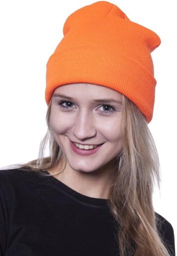 Zimná čiapka FLUO Unisex - ochrana a bezpečnosť po zotmení POM