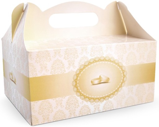 Box Ďakujeme Cake Boxs svadobné